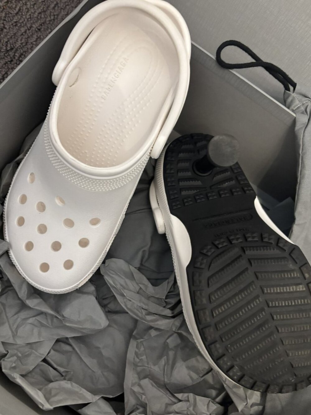 Balenciaga White Crocs Madame - Picture 3 of 6
